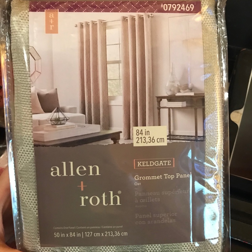 New! Allen + Roth Grommet Panel (1) - Picture 4 of 6